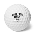 Cart Path Only Golf Balls, 6pcs